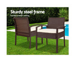 Galston Brown 3-piece Outdoor Set