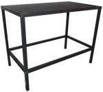 Aluminium Anthracite Cube Bar Table