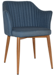 Coogee Metal Lightoak Arm Chair