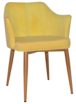 Coogee Metal Lightoak Arm Chair