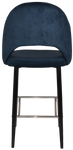 Chevron 750 Metal Black Stool