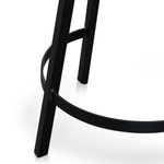 Panania Bar Stool Matt Black Timber Seat