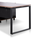 Almurta Walnut Executive Desk - Right Hand Return