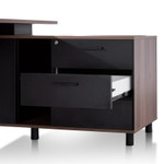 Almurta Walnut Executive Desk - Right Hand Return