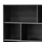 Curyo Black Wooden Bookcase