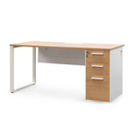 Waterfall 1 Seater Office Desk