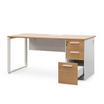 Waterfall 1 Seater Office Desk