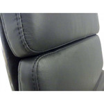 Soft Padded Black Boardroom Chair -  High Back