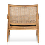 Bucca Rattan Armchair - Distress Natural and Black Seat