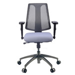 Shelley Mesh Grey Fabric Seat Control Office Chair