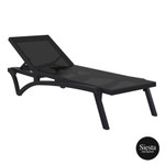 2 Piece Pacific Sun Lounger with Ocean Side Table Set