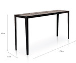 Adele Dark Natural Console Table