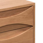 Angela Natural 2 Drawer Bedside Table