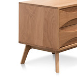 Angela Natural 2 Drawer Bedside Table