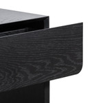 Joanna Black Oak Bedside Table