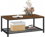 Livia Coffee Table with Dense Mesh Shelf