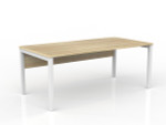 Axle Straight Desk with Modesty