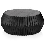 Brushed Black Wooden Coffee Table