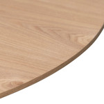 Natural 1.2m Round Wooden Dining Table