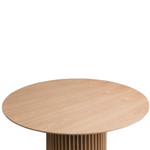 Natural 1.2m Round Wooden Dining Table