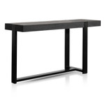 Full Black 1.5m Wooden Console Table