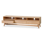 Natural Oak Wide TV Entertainment Unit