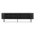 Full Black 2m TV Entertainment Unit