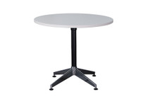 Cyclone Round Meeting Table With Black Frame