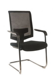 Fenster Mesh Back Executive Visitor / Conference Chair - Black Fenster Mesh Back Executive Visitor / Conference Chair - Black