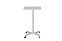 Helsinki Manual Height Adjustable Table - Sit to Stand Desk on Wheels