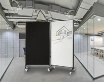 Communicate Whiteboard - Room Dividers on Wheels