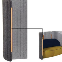 Seachange U-shape Connector For Acoustic Screens