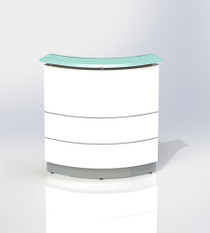 Polaris Curved Reception Counter / Front Desk Units