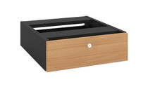 OM Fixed Desk Single Drawer Pedestal