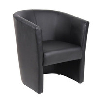 Tub PU Leather Lounge Reception Seating