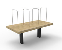 Deluxe Desk Mounted Shelf