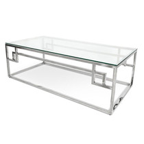 Lucy Coffee Table With Tempered Glass