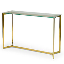 Quorn Glass Console Table