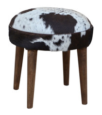 Dora Short Cowhide Stool