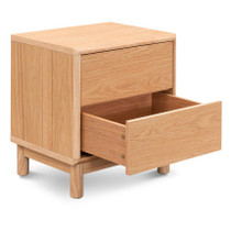 Kelly Natural Oak Bedside Table