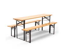 Blacktown Outdoor Foldable Bench Set