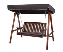 Chiswick Wooden Swing Bench Canopy Chiswick Wooden Swing Bench Canopy