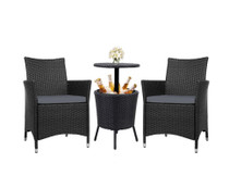 Maraylya Chairs Table Cooler Ice Bucket