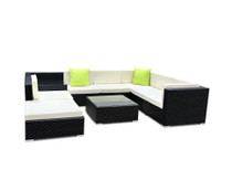 Marrickville 9PC Sofa Set & Storage Cover
