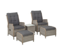 Mulgrav Recliner Chairs Sun lounge Set