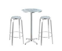 Ermington Cafe 3PC Bistro Bar Table Stools