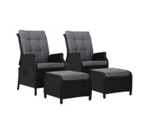 Granville 2 Recliner Chairs Sun lounge Sofa