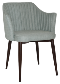 Coogee Metal Dark Walnut Arm Chair Coogee Metal Dark Walnut Arm Chair