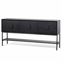WareembaÂ Black Console Table