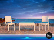 3 Piece Resin Rattan Pool Side Setting with Florida Chair